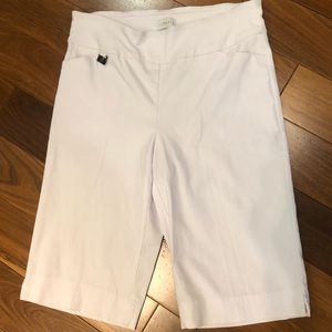 White bike shorts